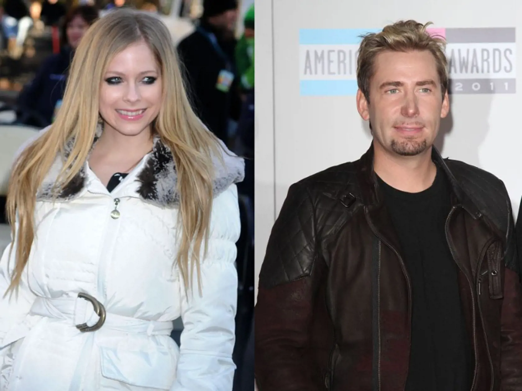 Speváčka Avril Lavigne a rocker Chad Kroeger.