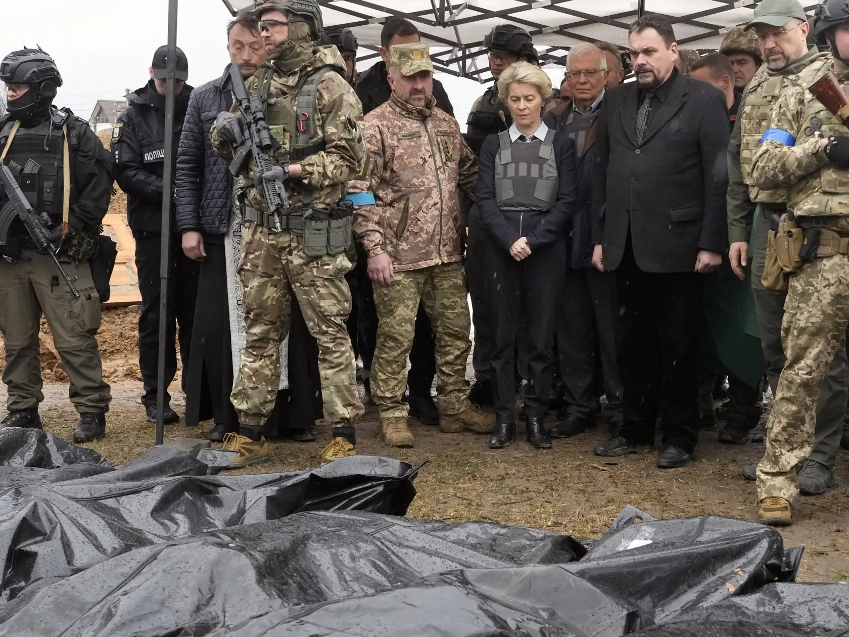 Heger, Leyenová a Borrell na návšteve Ukrajiny