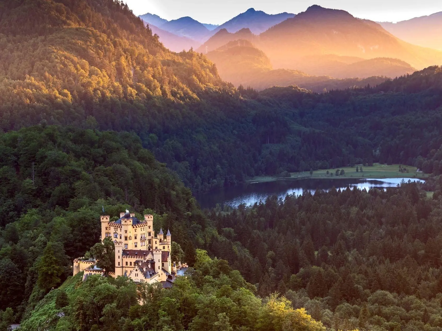 Hrad Hohenschwangau.