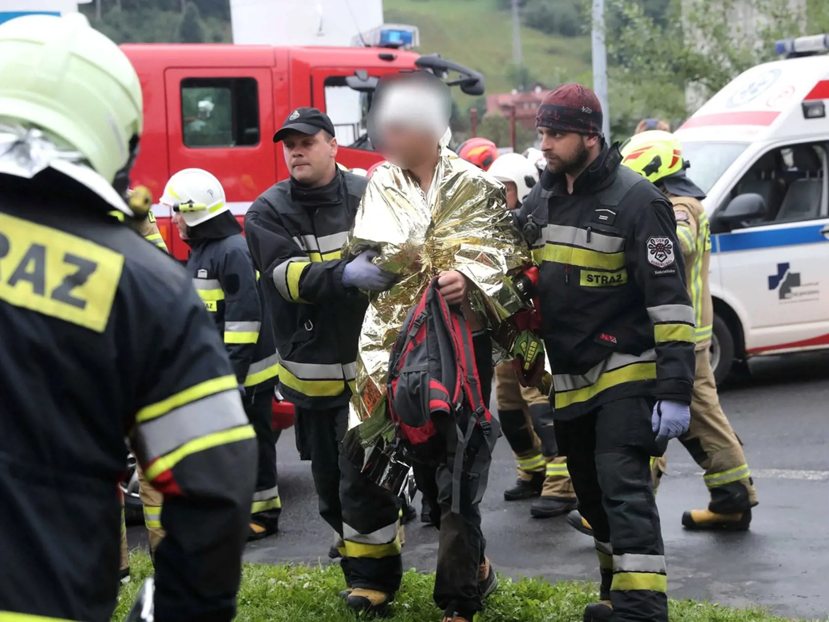 Záchranná akcia v poľských Tatrách.