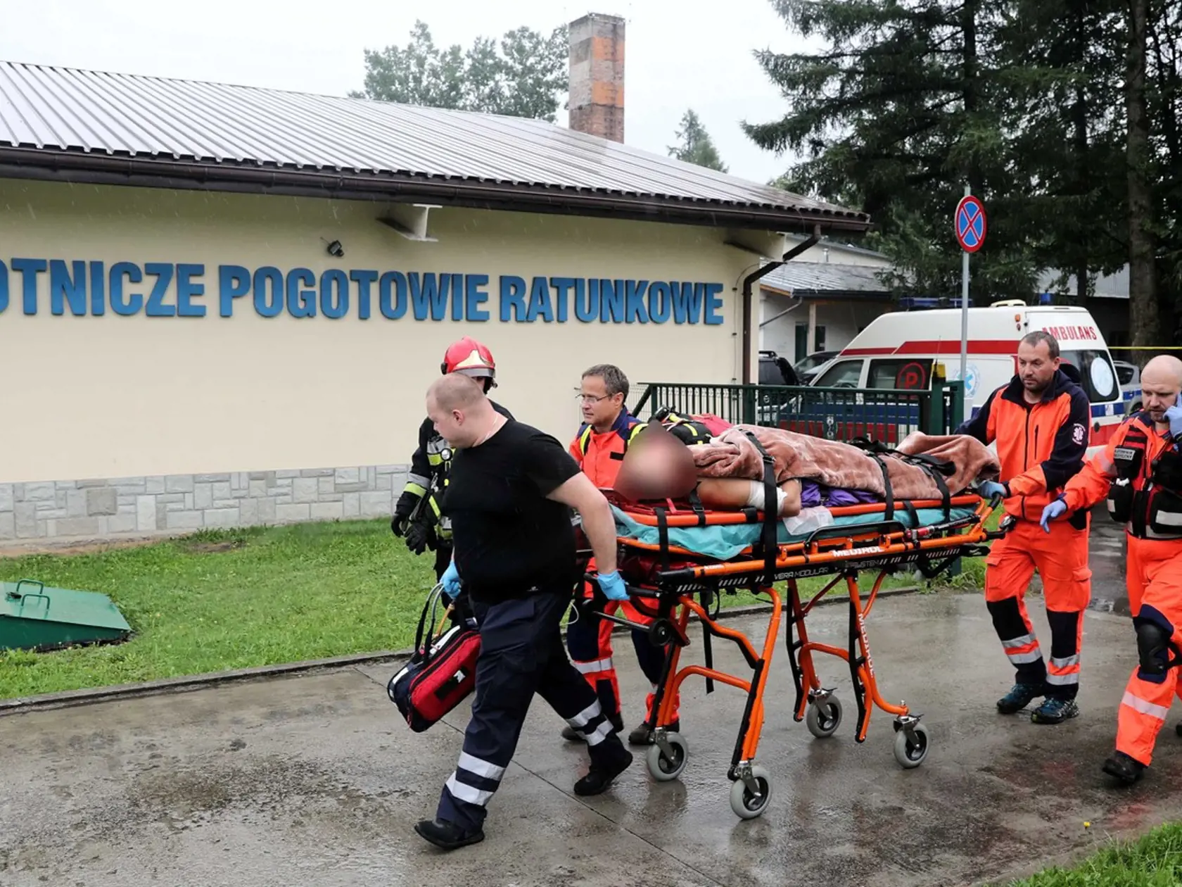 Záchranná akcia v poľských Tatrách.