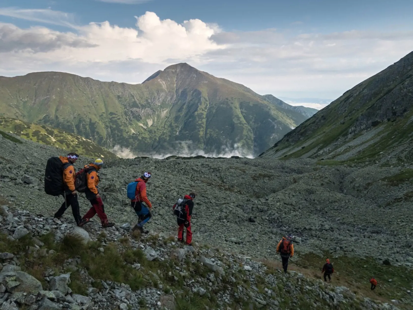 Záchranná akcia na slovenskej strane Tatier.