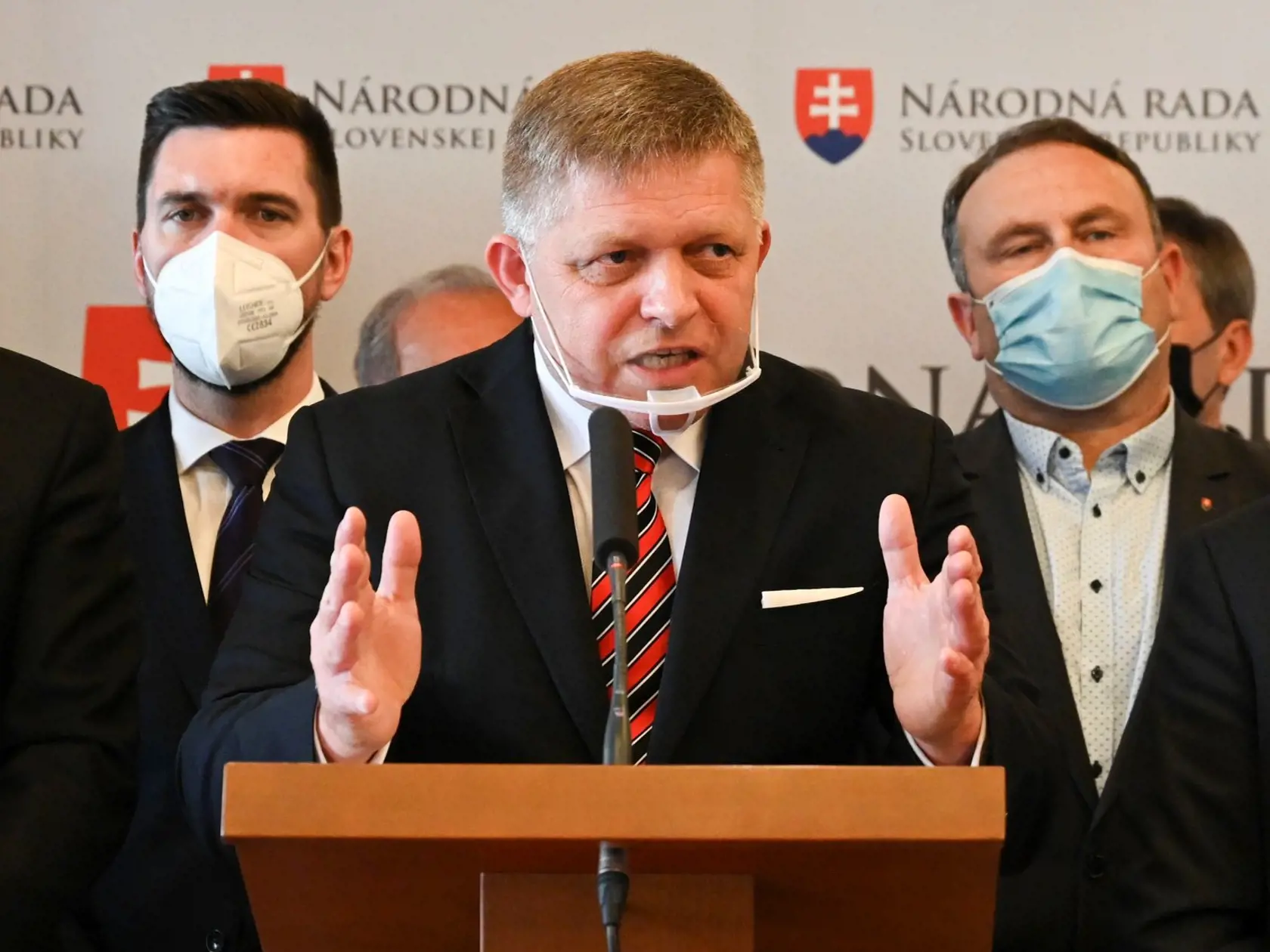 Predseda strany SMER-SD Robert Fico