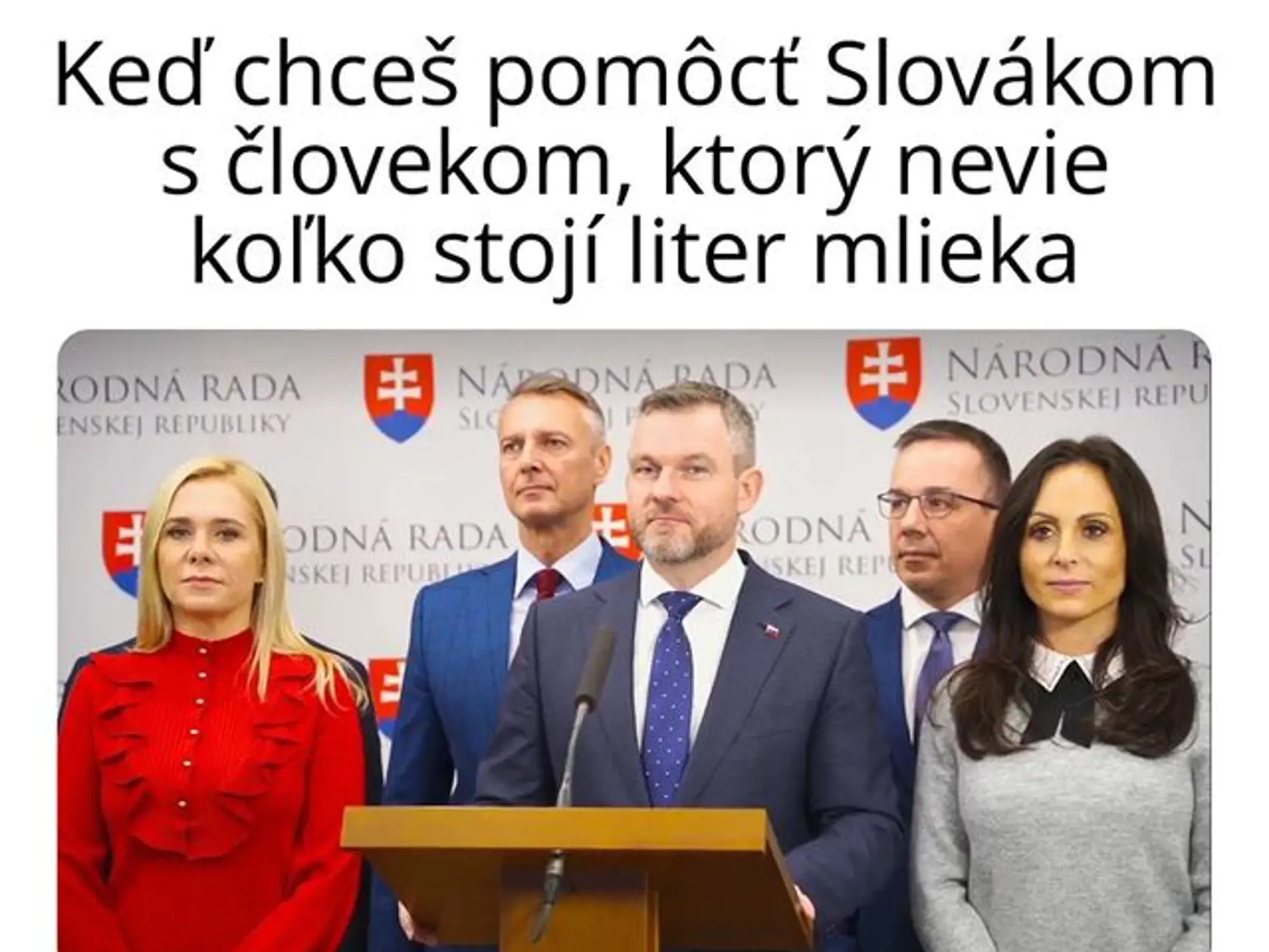 Erik Tomáš (druhý sprava) nedávno povedal, že liter mlieka stojí 4 eur.