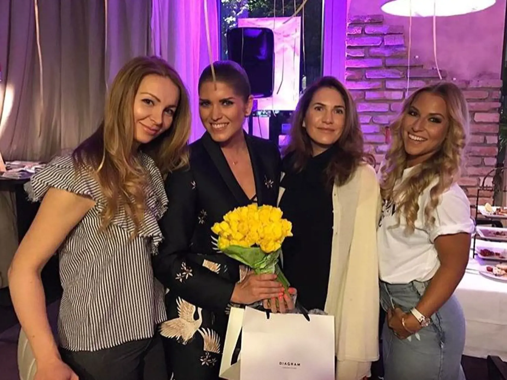 Dominika na oslave narodenín Jany Mutňanskej. 