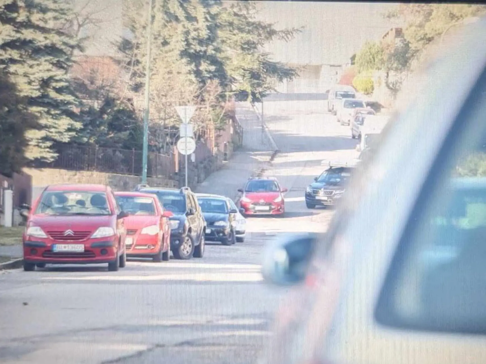 Sylviu sme prichytili v aute na ceste od domu, kde býva Danko.