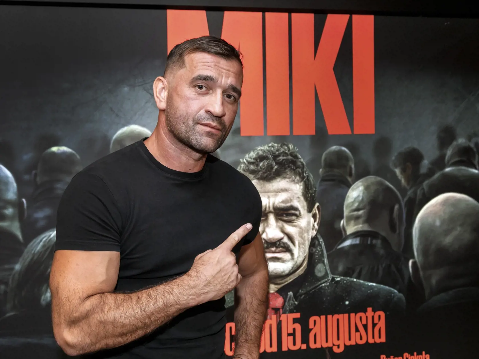 Na snímke slovenský herec Milan Ondrík pózuje po novinárskej projekcii filmu Miki v Bratislave 6. augusta 2024. FOTO TASR - Dano Veselský