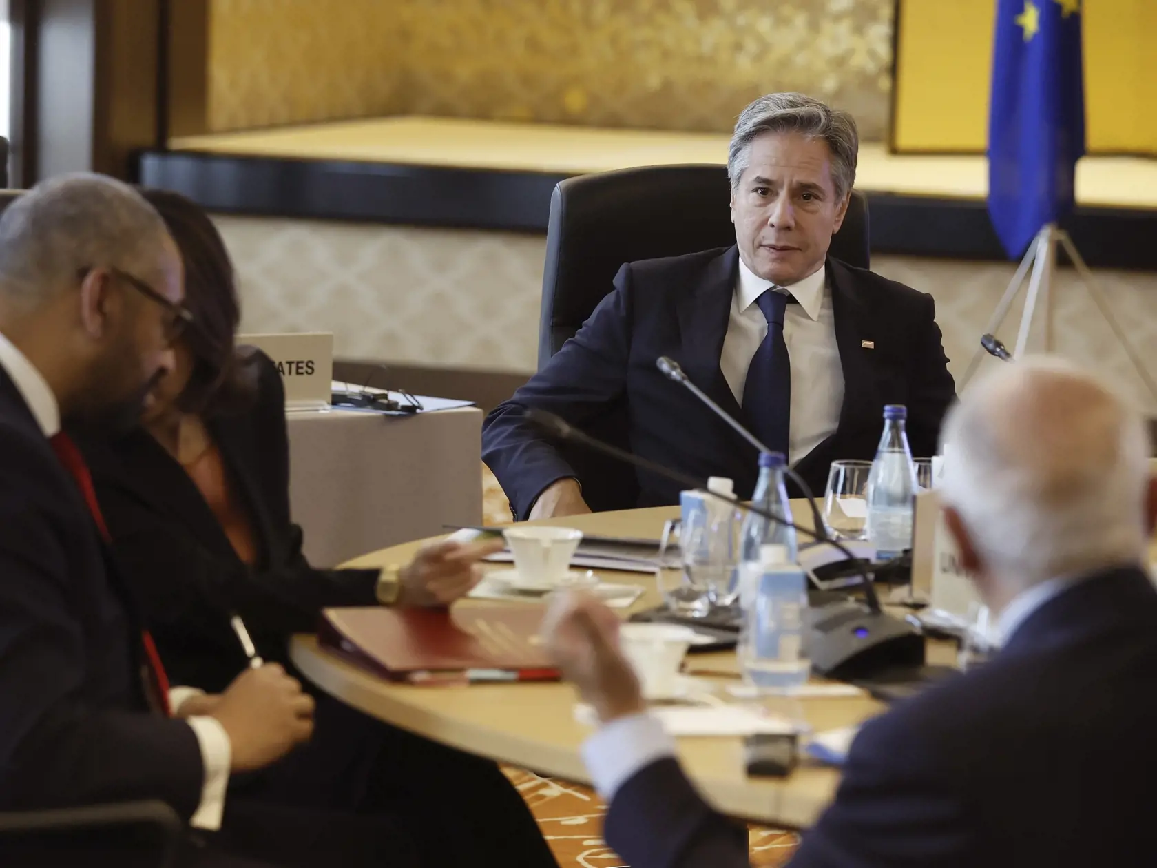 JB 22 Tokio - Americký minister zahraničných vecí Antony Blinken počas druhého dňa stretnutia ministrov zahraničných vecí krajín G7 v Tokiu 8. novembra 2023. FOTO TASR/AP

U.S. Secretary of State Antony Blinken attends an outreach session during the Group of 7 Foreign Ministers meetings in Tokyo, Wednesday, Nov. 8, 2023. (Jonathan Ernst/Pool Photo via AP)