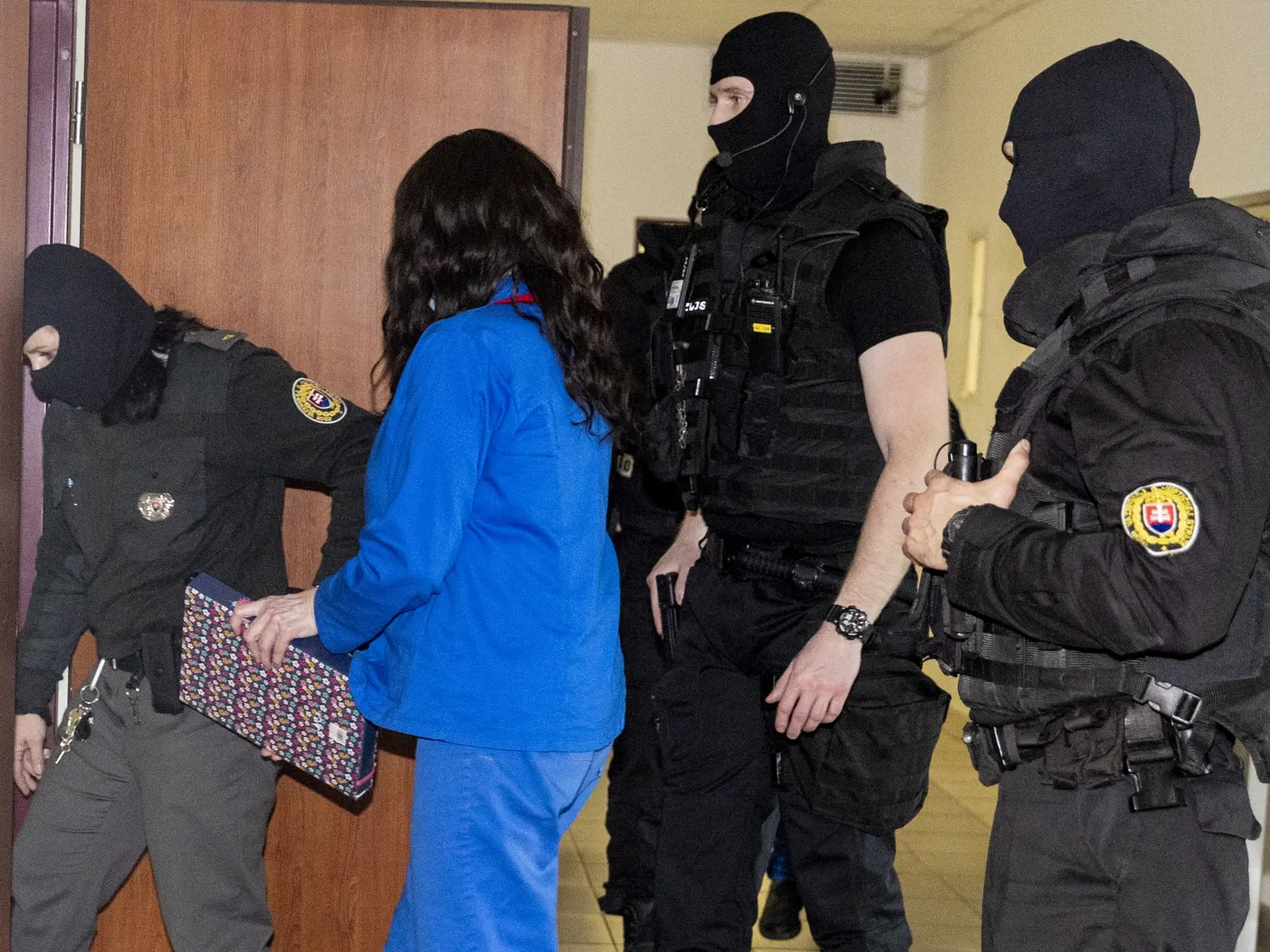 Pojednávanie v prípade vrážd Jána Kuciaka a Martiny Kušnírovej na Špecializovanom trestnom súde v Pezinku. Na snímke je Alena Zsuzsová. 