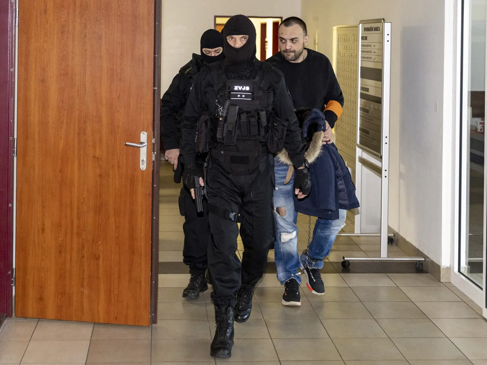Pojednávanie v prípade vrážd Jána Kuciaka a Martiny Kušnírovej na Špecializovanom trestnom súde v Pezinku. Na snímke je Darko Dragič. 