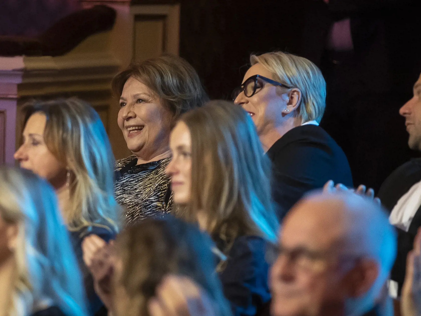 Emília Vášáryová sedela v hľadisku vedľa Wandy Adamík Hrycovej.