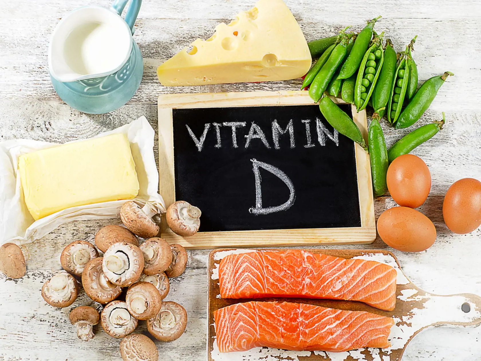 Prírodné zdroje vitamínu D.