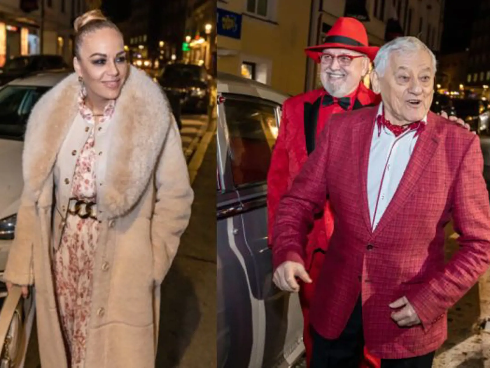 Pozvanie na párty Jozefa Oklamčáka prijala aj Karin Haydu. Herečka prišla vo svetlom kožuchu.