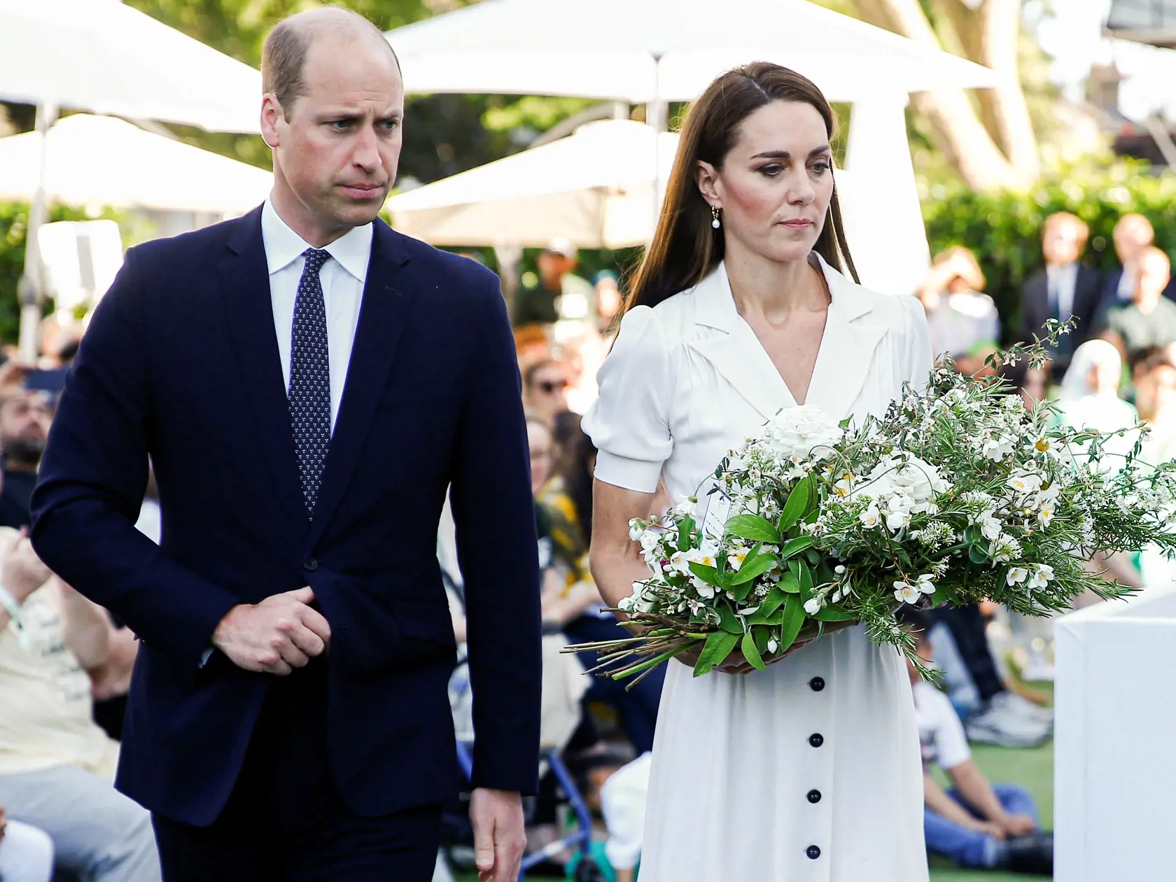 Duke And Duchess of Cambridge Attend Grenfell Tower's 5th Memorial Service