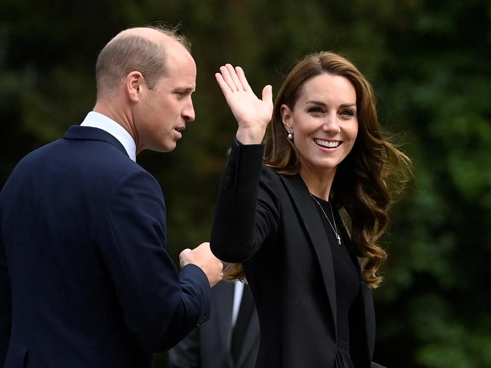 The Prince And Princess Of Wales Visit Sandringham
