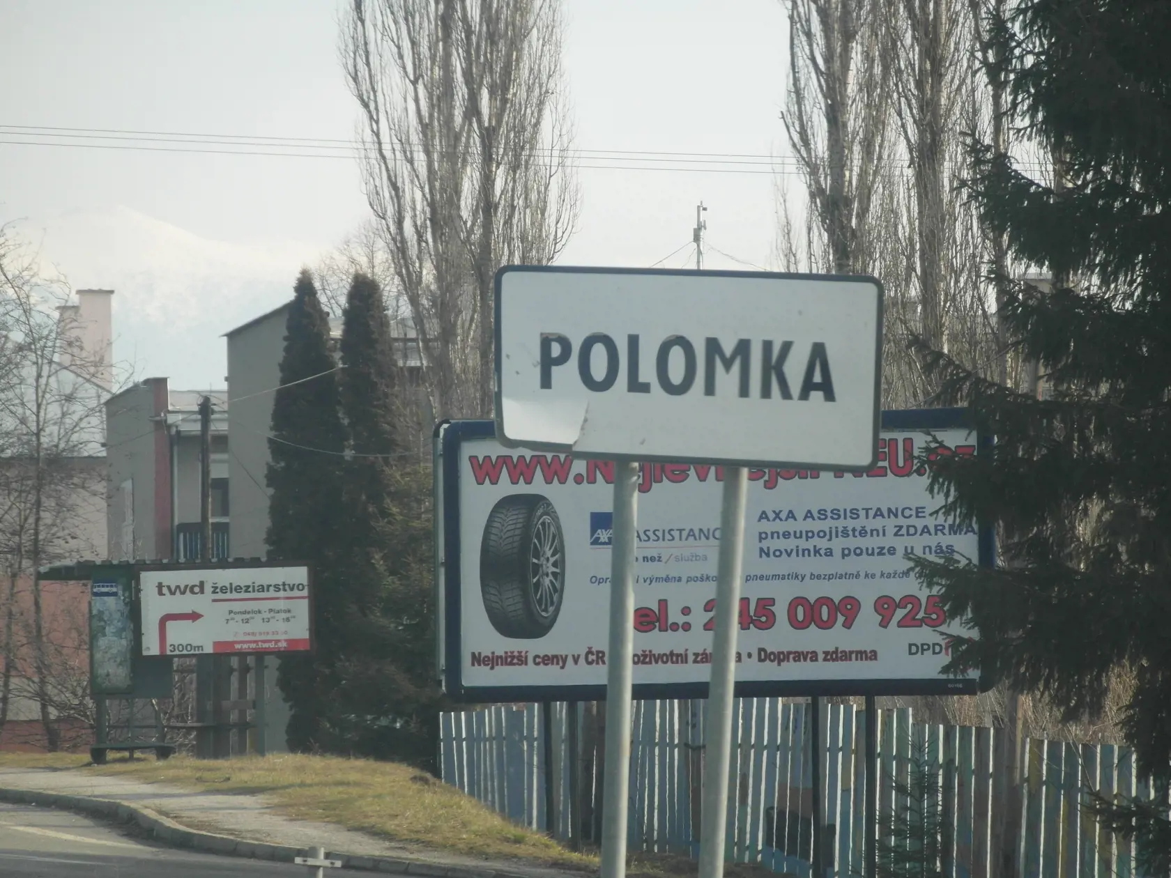 Obec Polomka.