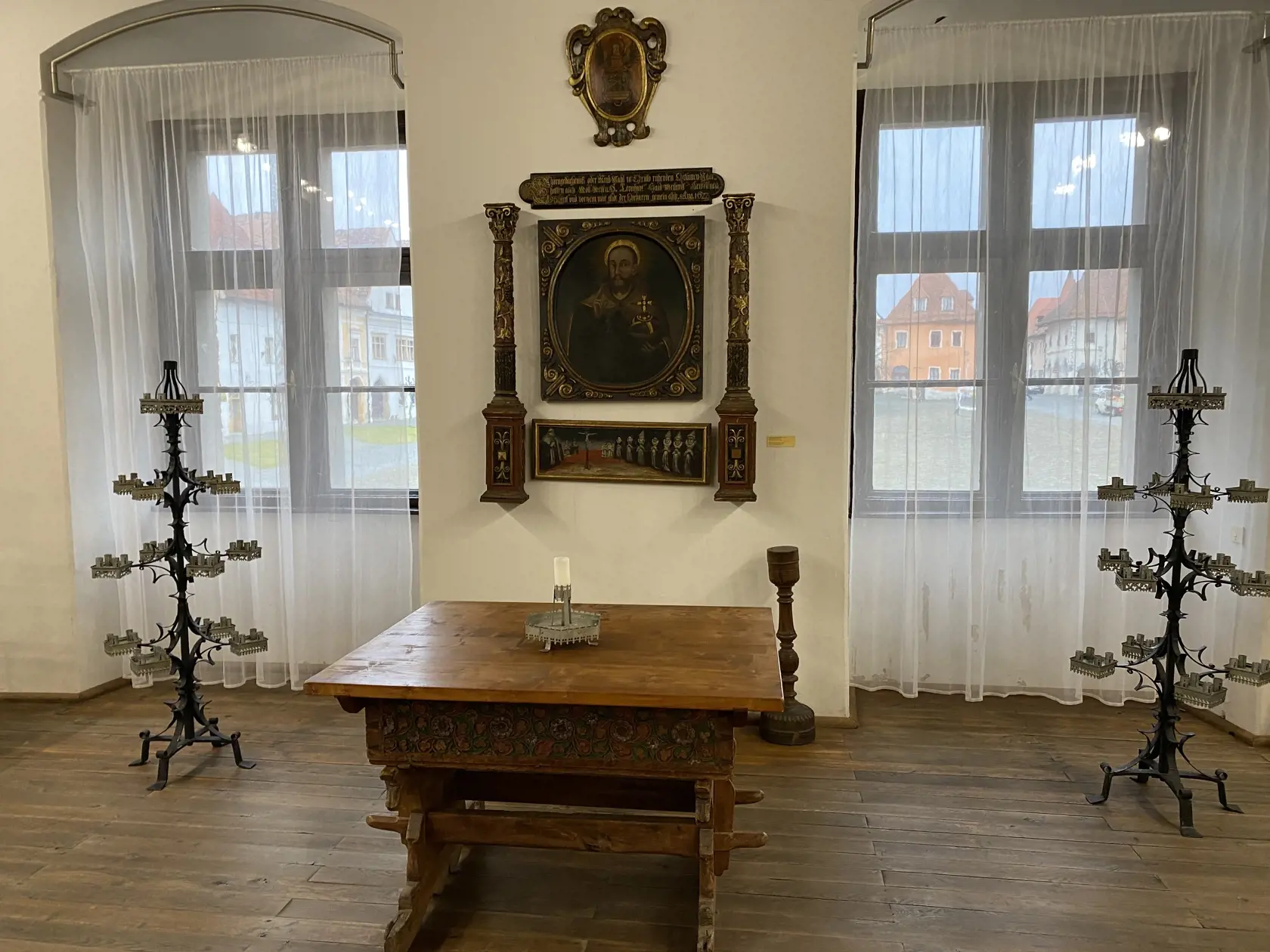 Epitaf Leonarda Haida z roku 1622, pôvodne bol v Bazilike sv. Egídia, dnes ho vystavujú v expozícii Slobodné kráľovské mesto v Šarišskom múzeu v Bardejove.
