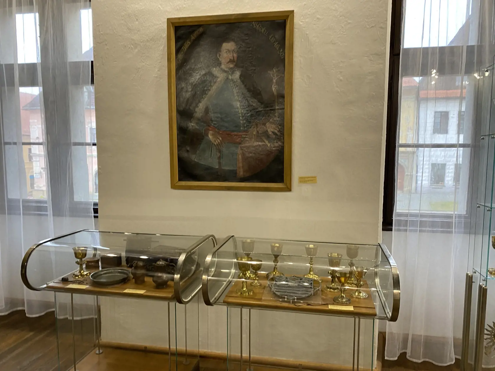 Výstavná sieň expozícii Slobodné kráľovské mesto v Šarišskom múzeu v Bardejove.