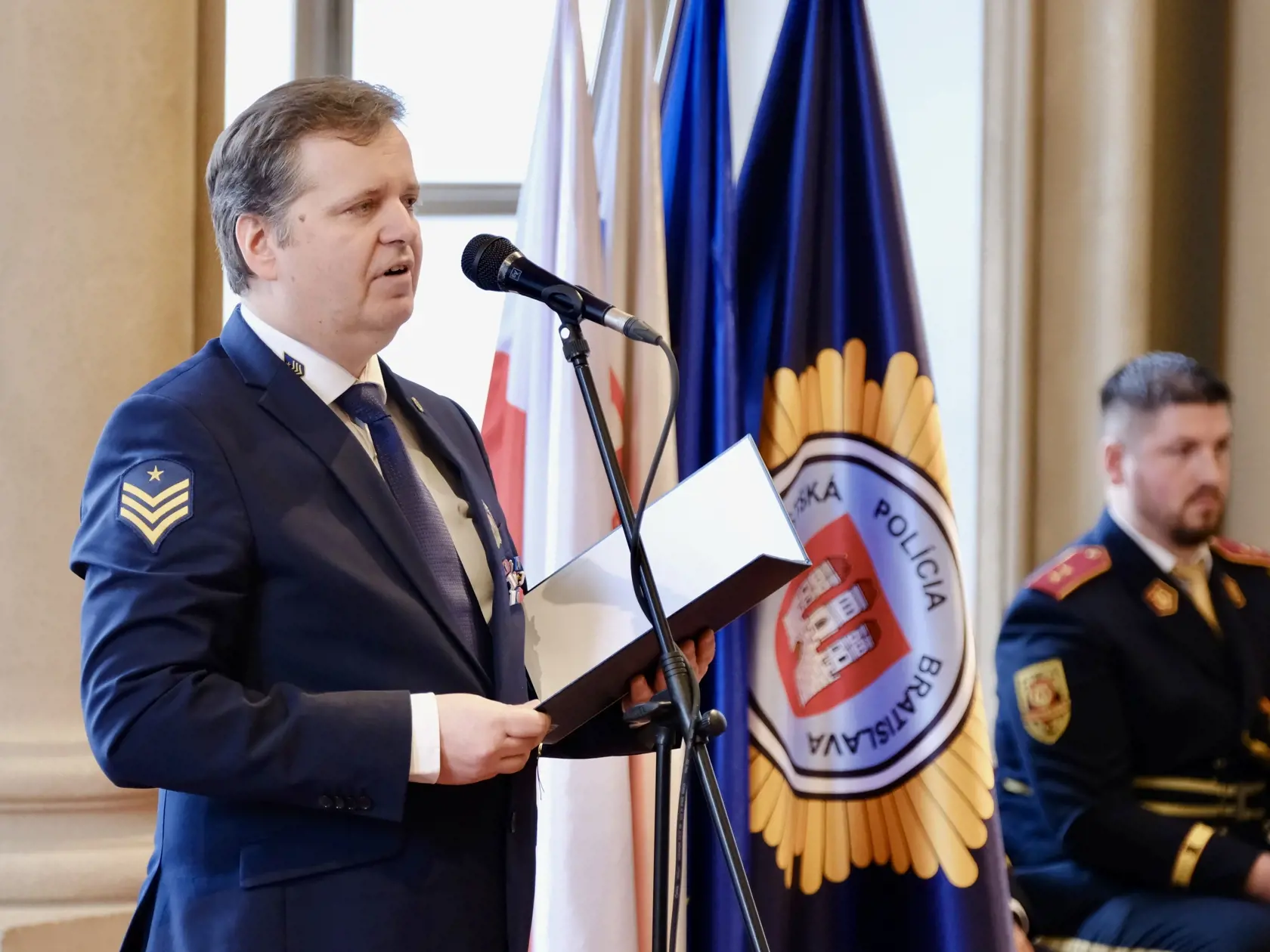 Náčelník Mestskej polície Bratislava Miroslav Antal.