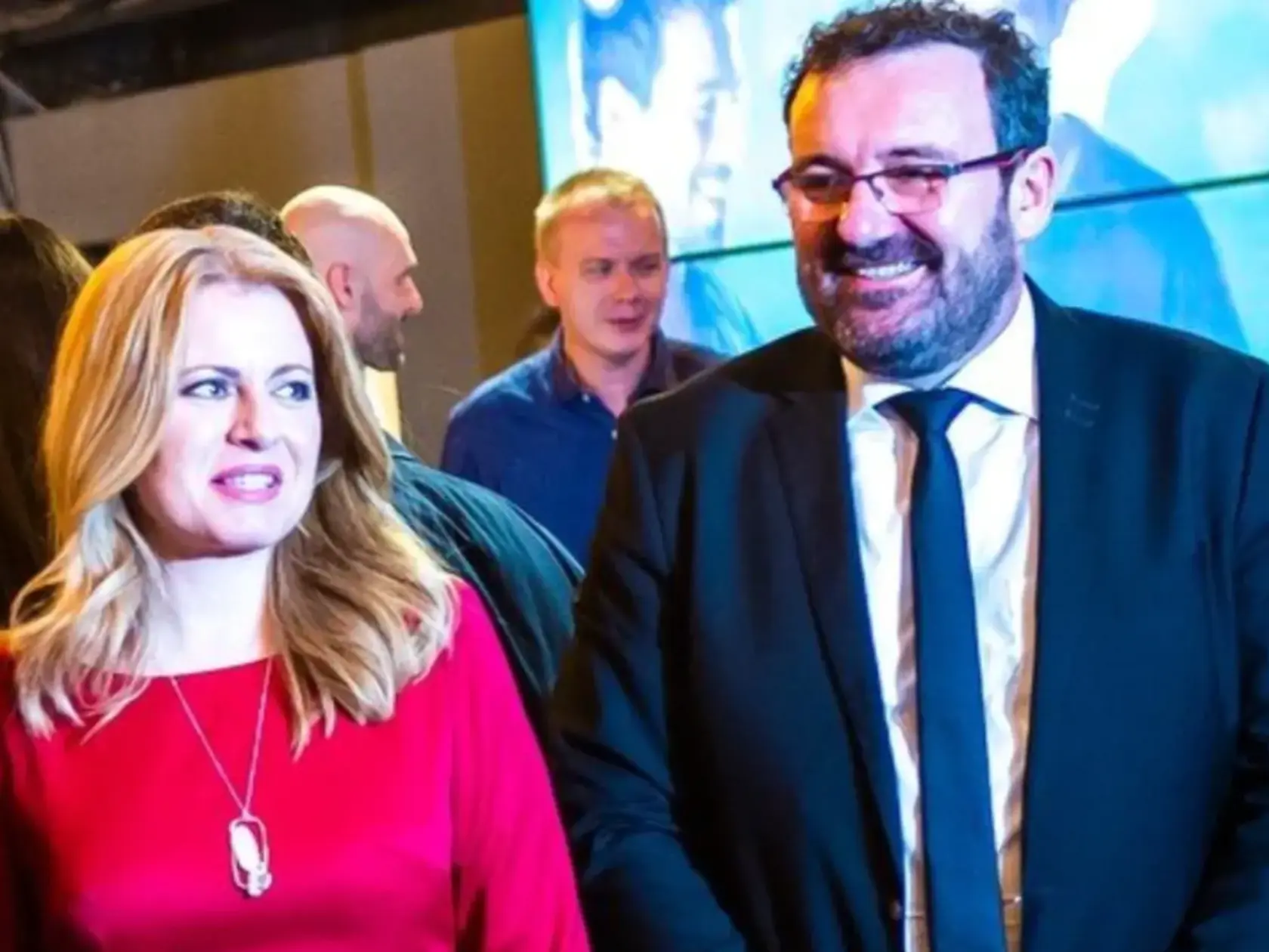 Zuzana Čaputová s bývalým priateľom Petrom Konečným.