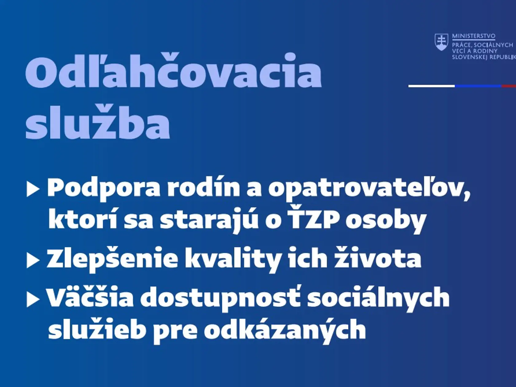 Novinky, ktoré pripravil rezort práce.