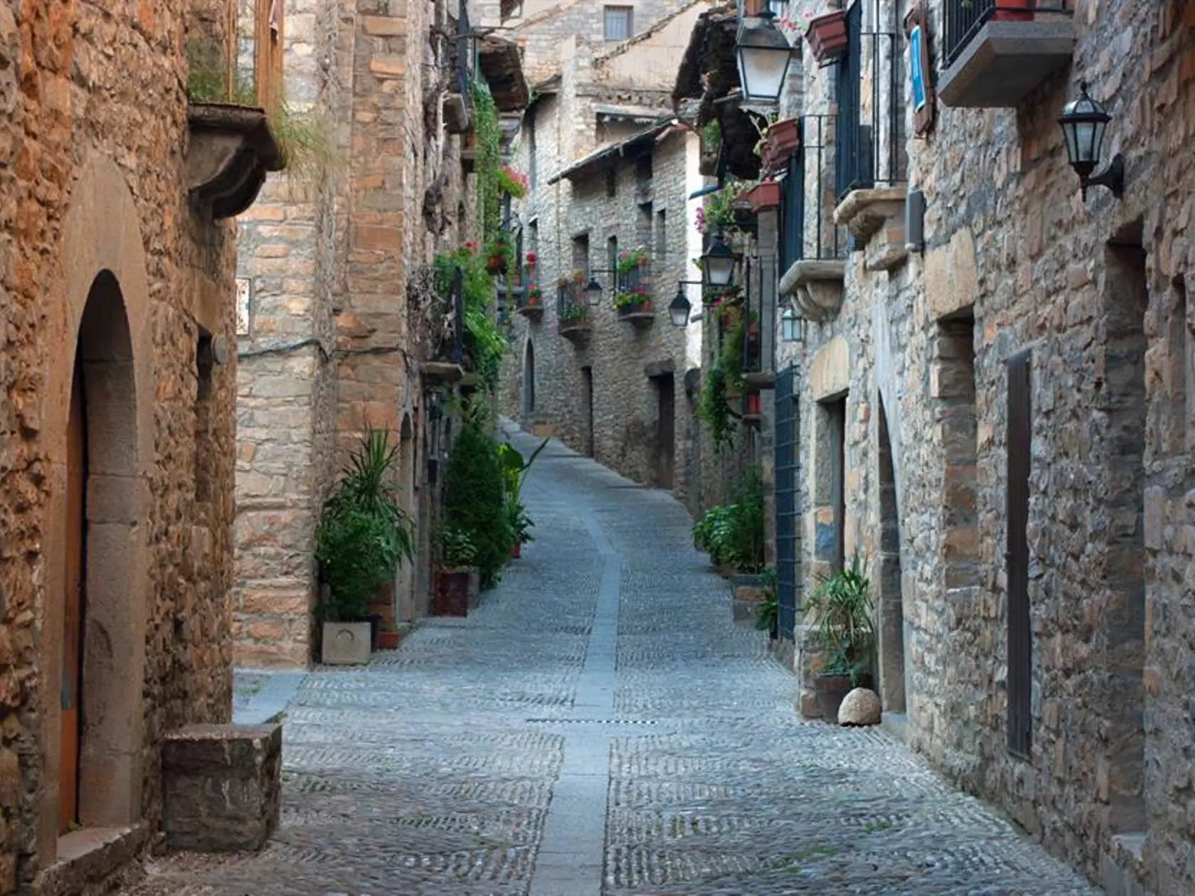 Ainsa, Aragónsko.