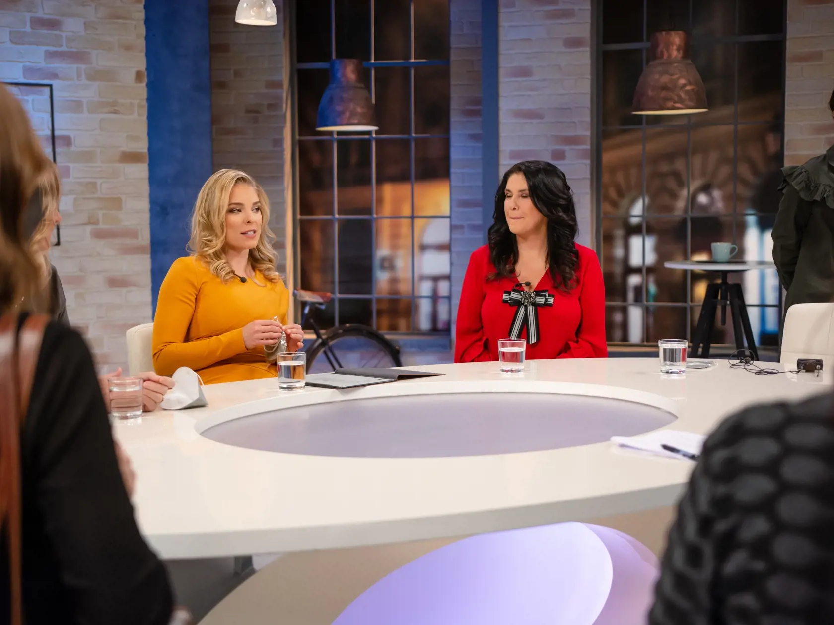 Iveta Malachovská na natáčaní Silnej zostavy.