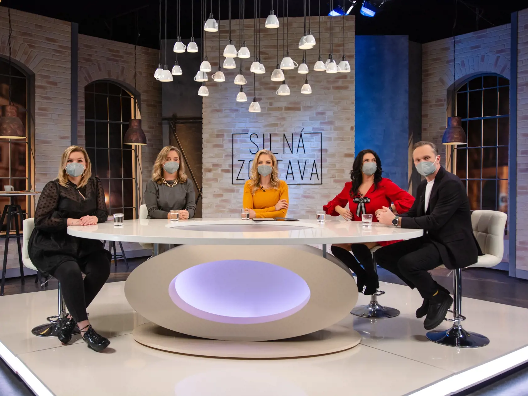 Iveta Malachovská na natáčaní Silnej zostavy.