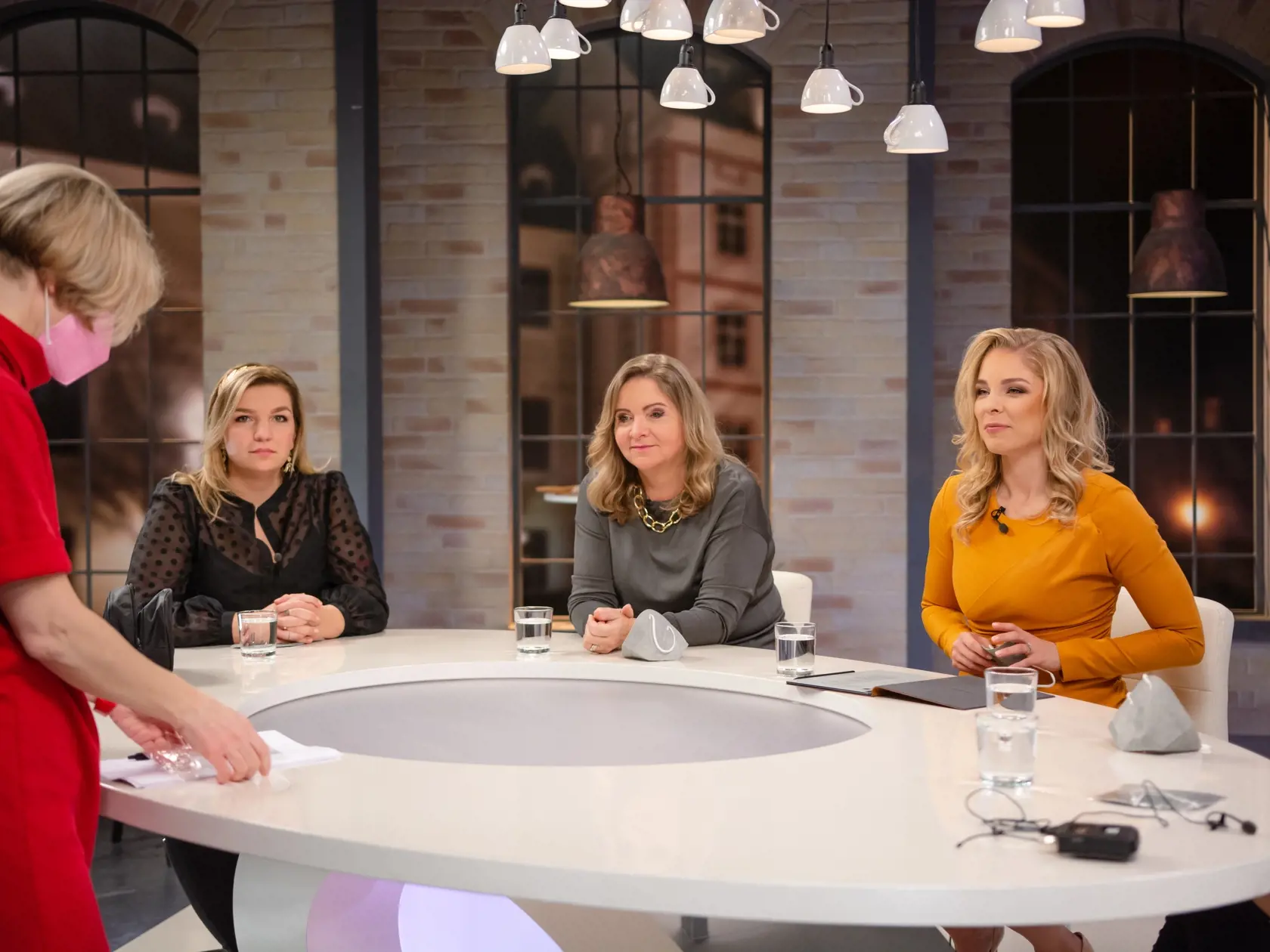 Iveta Malachovská na natáčaní Silnej zostavy.