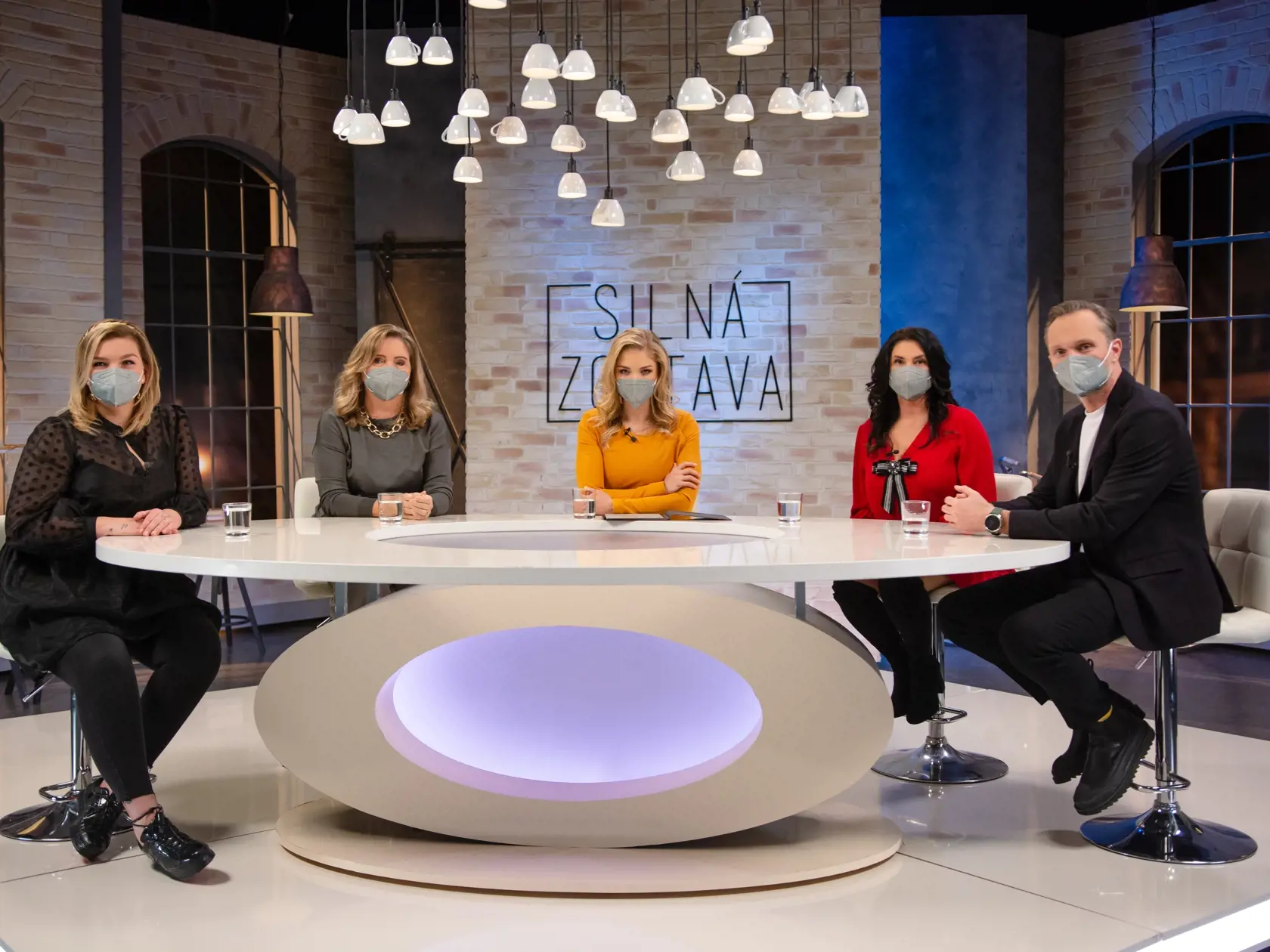 Iveta Malachovská na natáčaní Silnej zostavy.