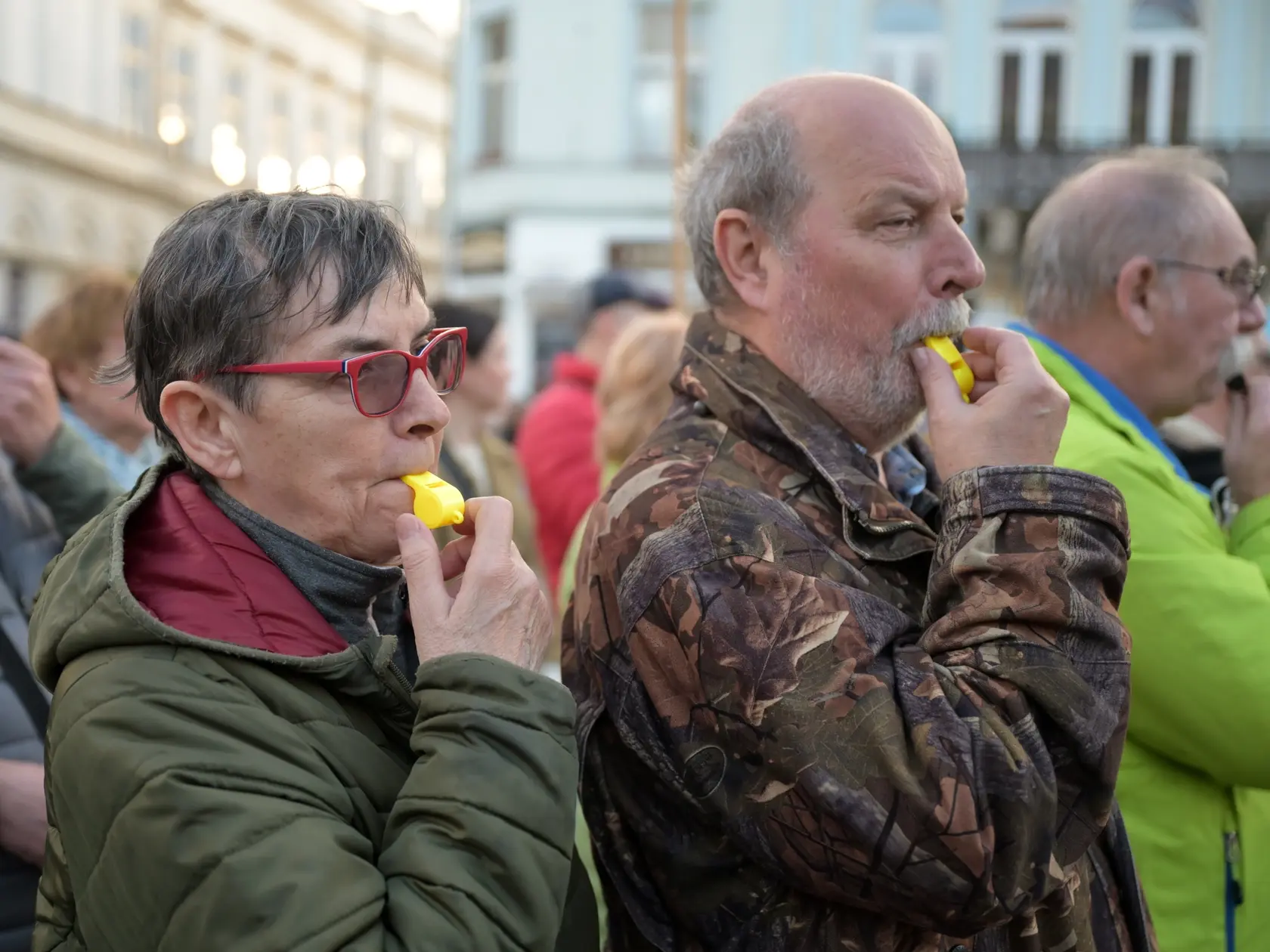 Pochod „Nie ruskému zákonu!“ v Košiciach 3. apríla 2025. FOTO TASR – František Iván