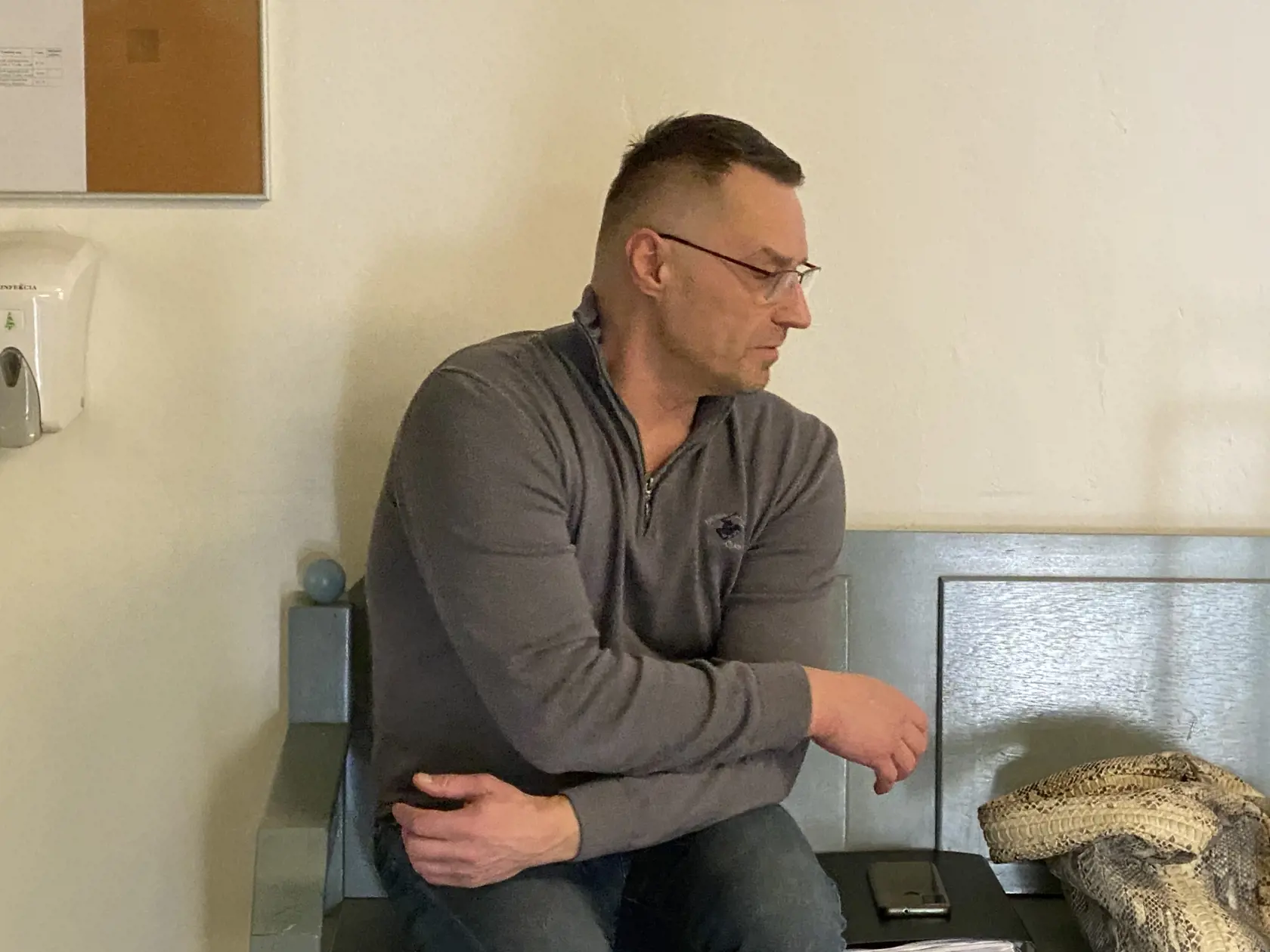 Slavomír Surový na prešovskom okresnom súde 29. februára 2024.