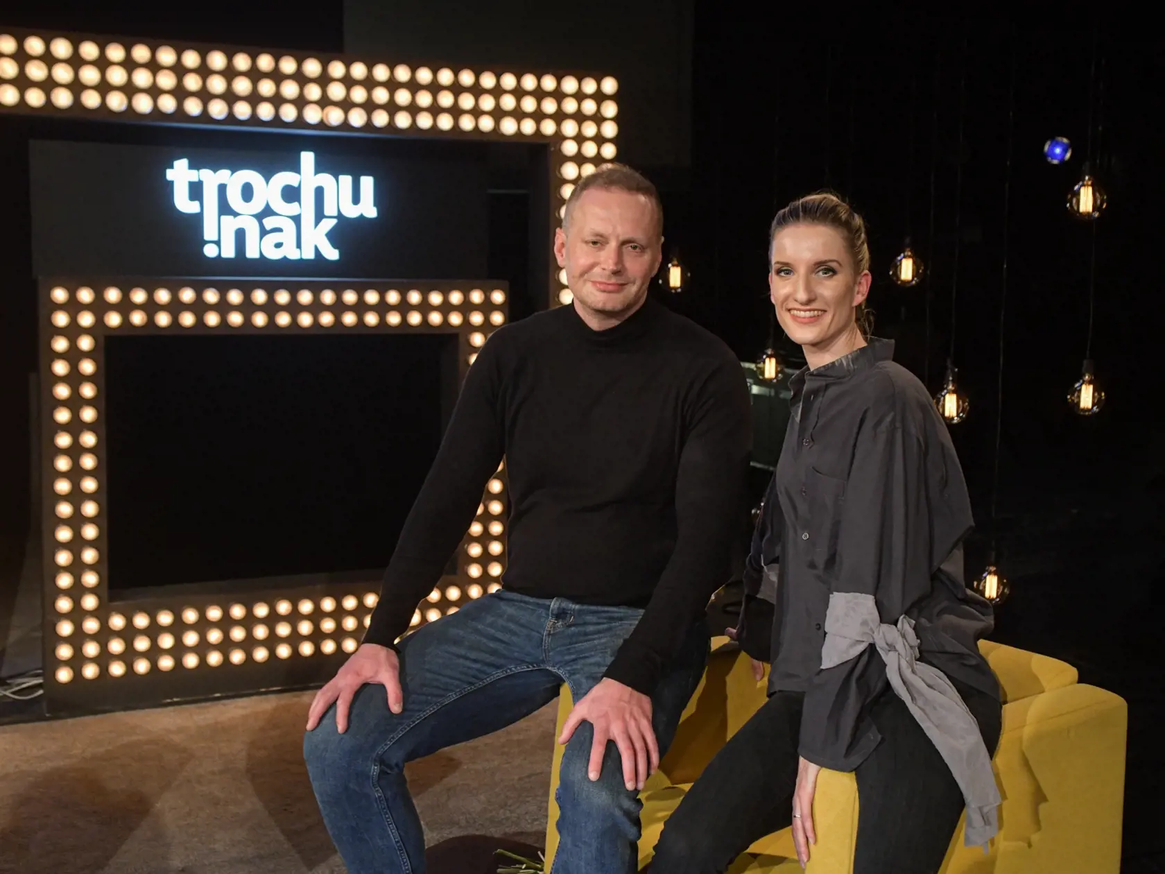 Trochu inak s Adelou Vinczeovou oslávilo v januári už 10. výročie. Na snímke s producentom Danom Rabinom.