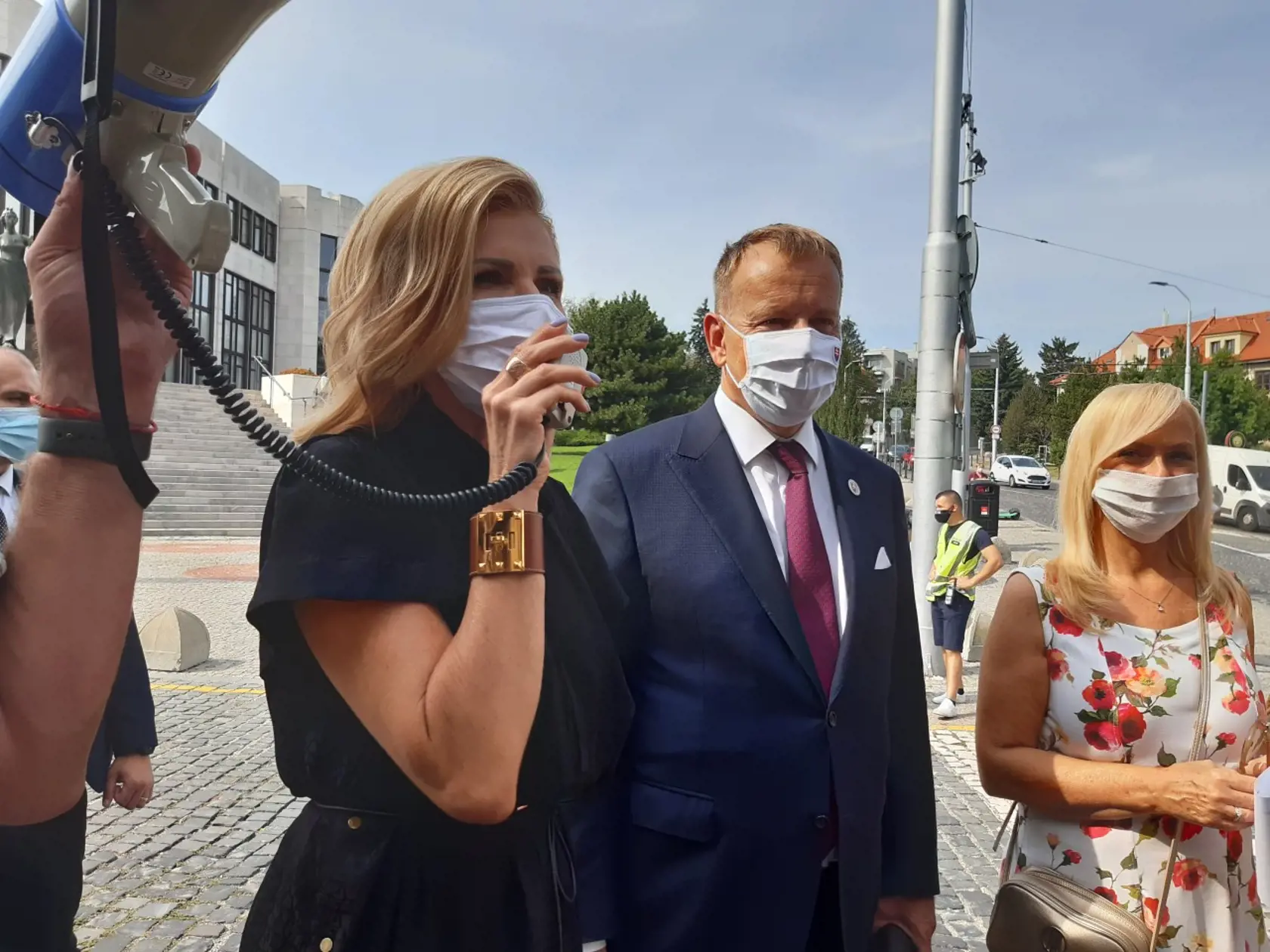 Petra Krištúfková a Boris Kollár prišli ženám povedať, že sú na ich strane.