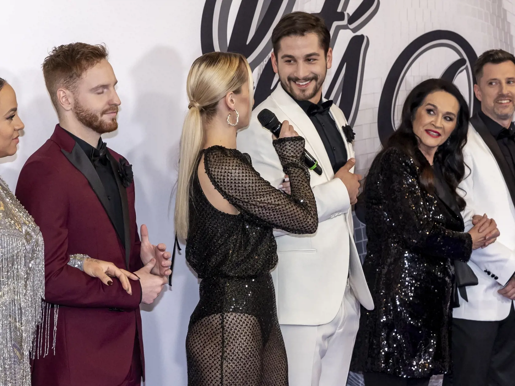 Predstavenie tanečných párov Let’s Dance 2024. Na snímke je Jakub Jablovský a Eliška Lenčešová. 