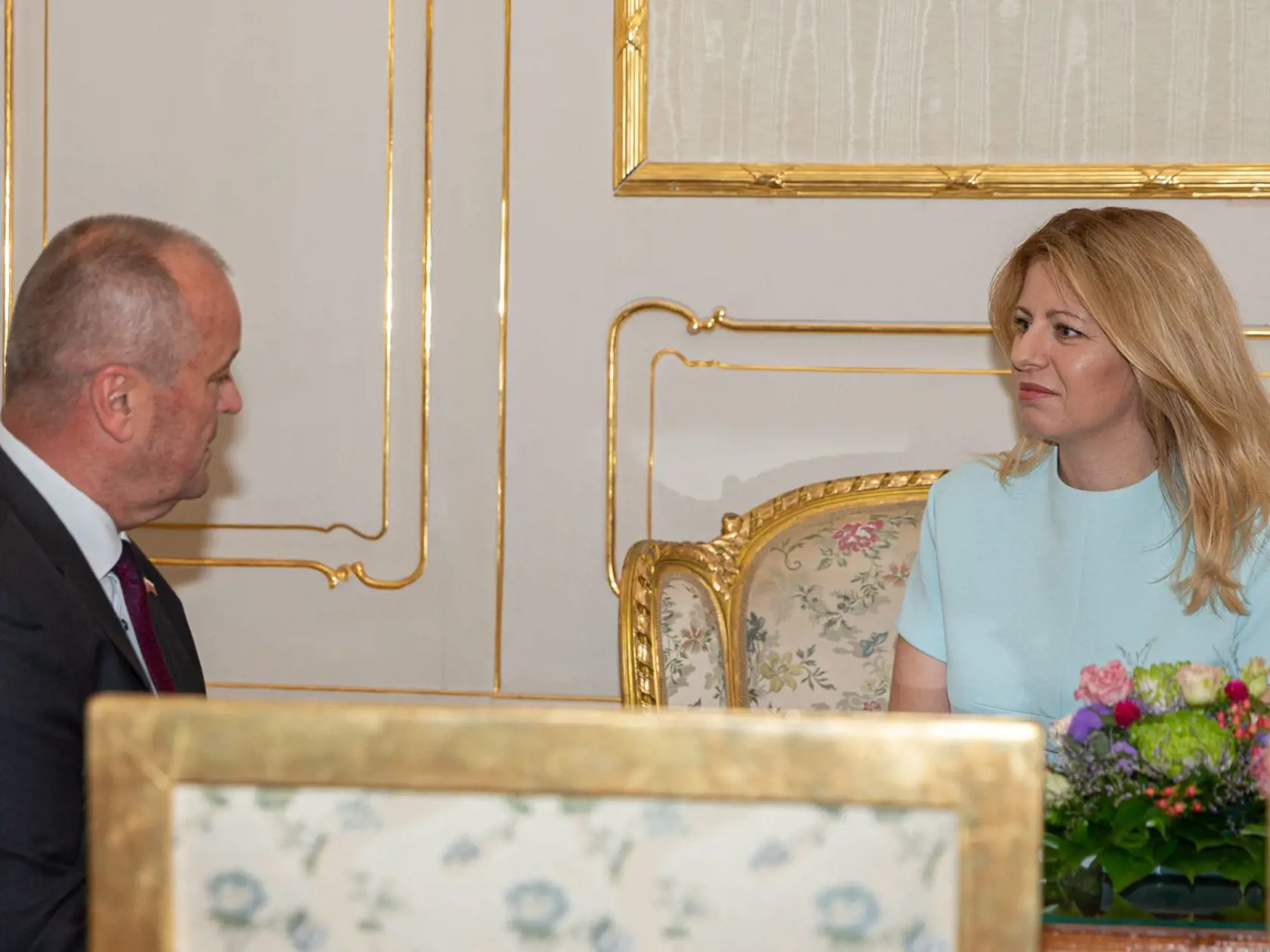 Prezidentka Čaputová prijala ministra obrany Petra Gajdoša