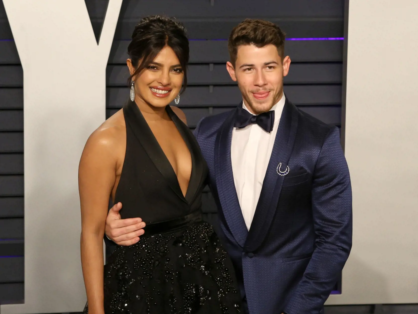 Los,Angeles,-,Feb,24:,Priyanka,Chopra,,Nick,Jonas,At
