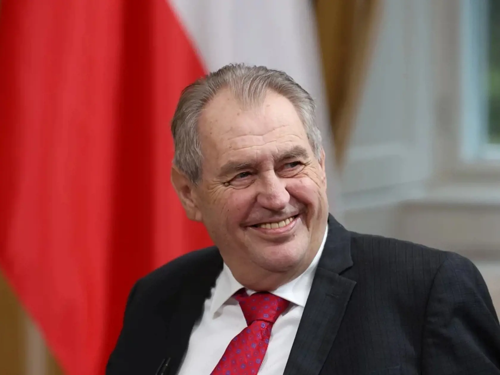 Prezident Miloš Zeman má dôvod na úsmev.