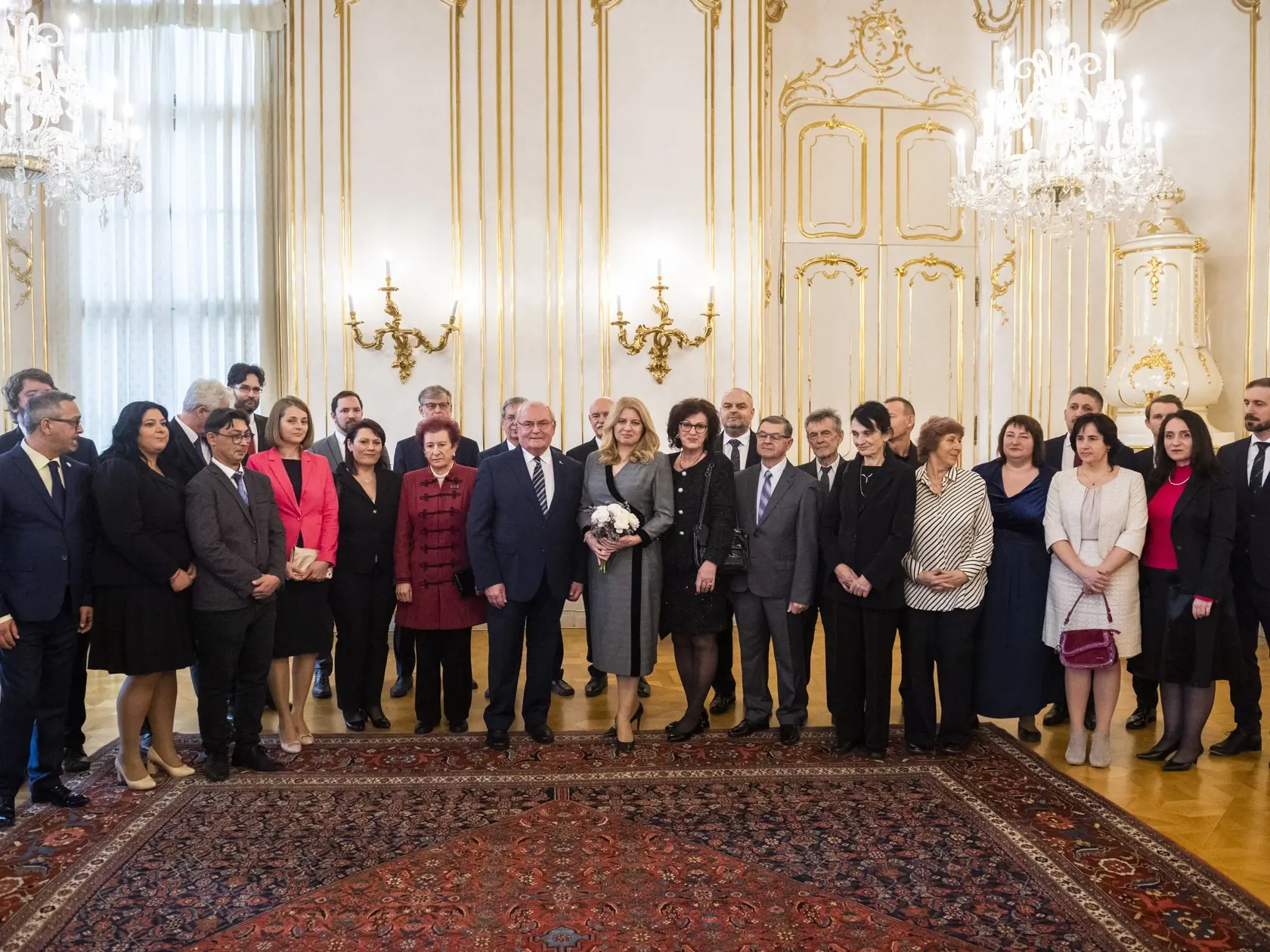Priestory v Prezidentskom paláci v Bratislave sú reprezentačné a pôsobivé.