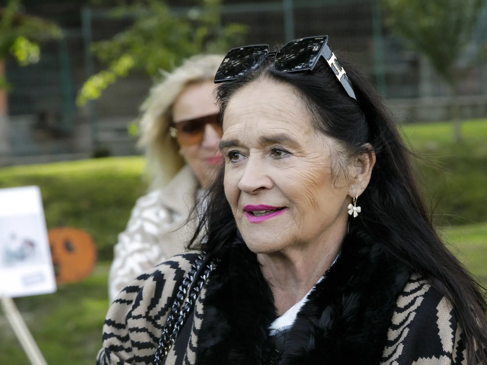 Na snímke herečka Hana Gregorová počas uvedenia kalendára Slobody zvierat na rok 2024. V Bratislave 18. októbra 2023. FOTO TASR - Dano Veselský