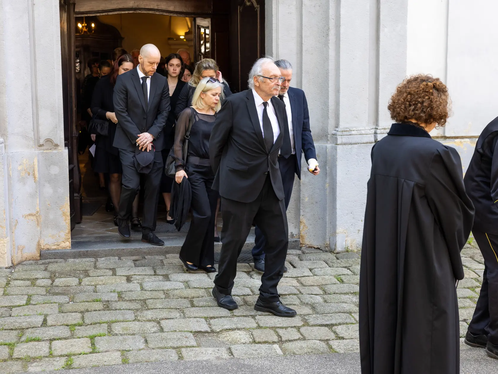 Rozlúčka s Danielou Kovárovou, manželkou herca Františka Kovára. 
