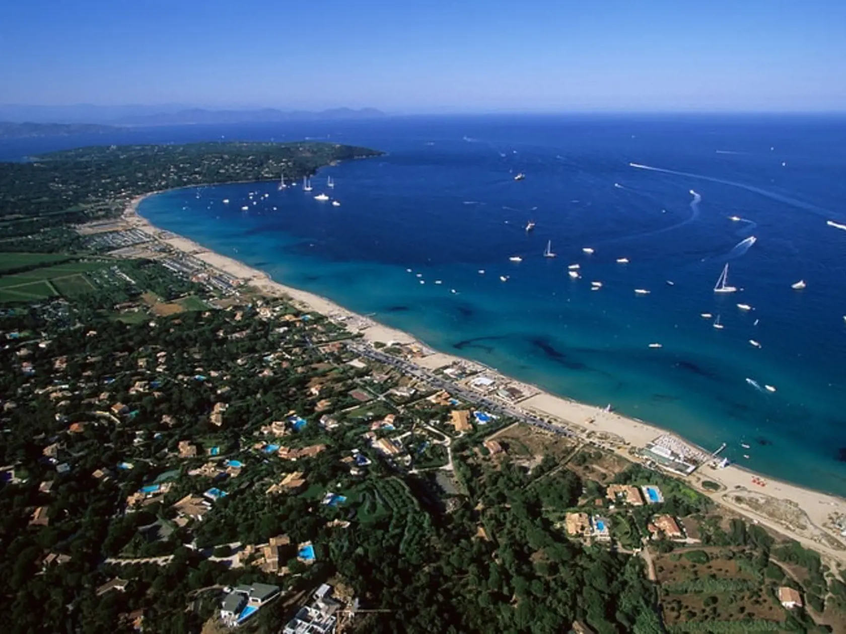 Saint-Tropez - pláž Pampelonne