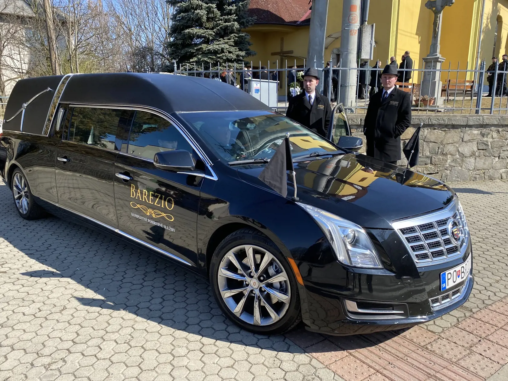 Pohreb policajta Filipa, ktorého zastrelil jeho kolega, Martin Turčan.