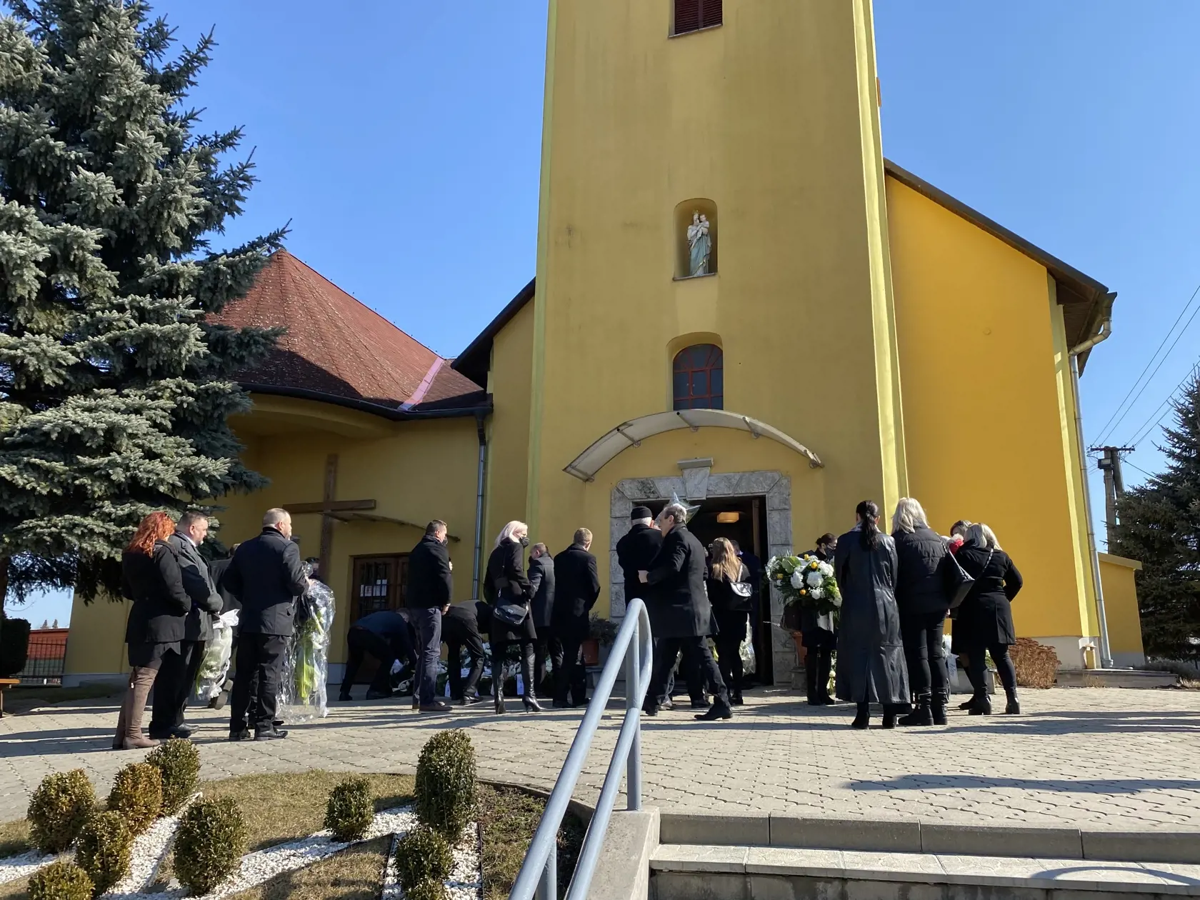 Pohreb policajta Filipa, ktorého zastrelil jeho kolega, Martin Turčan.