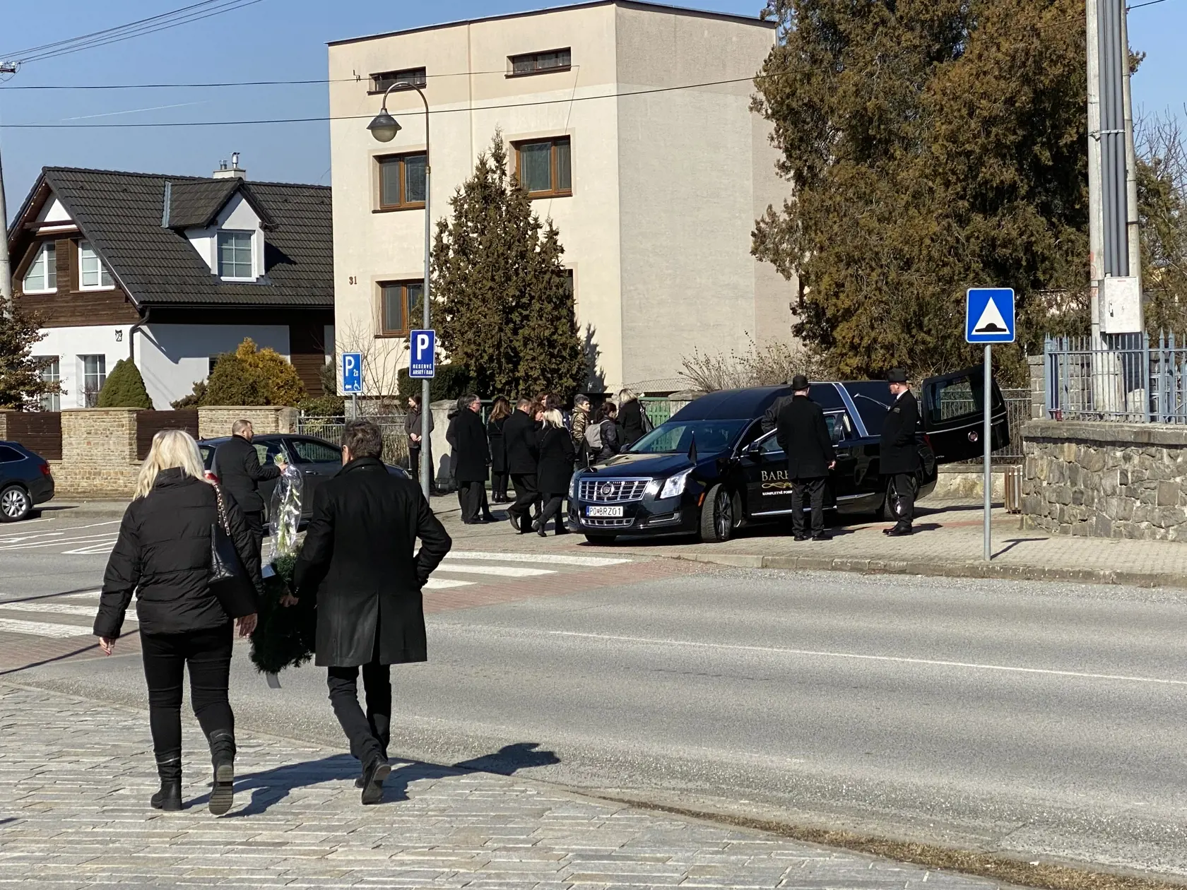 Pohreb policajta Filipa, ktorého zastrelil jeho kolega, Martin Turčan.