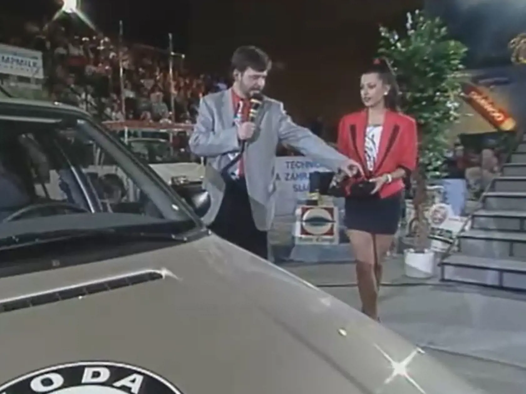 Michal Hudák v relácii Správny kľúč. Písal sa rok 1996.