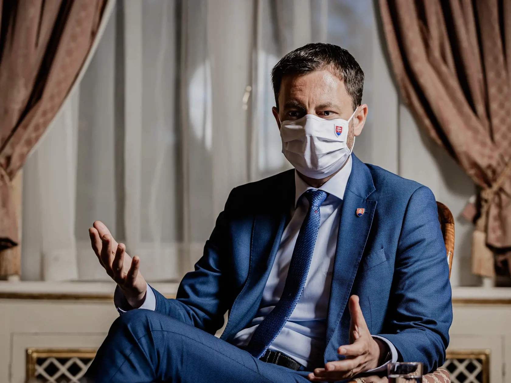Na snímke Ing. Eduard Heger, slovenský politik a súčasný predseda vlády Slovenskej republiky.