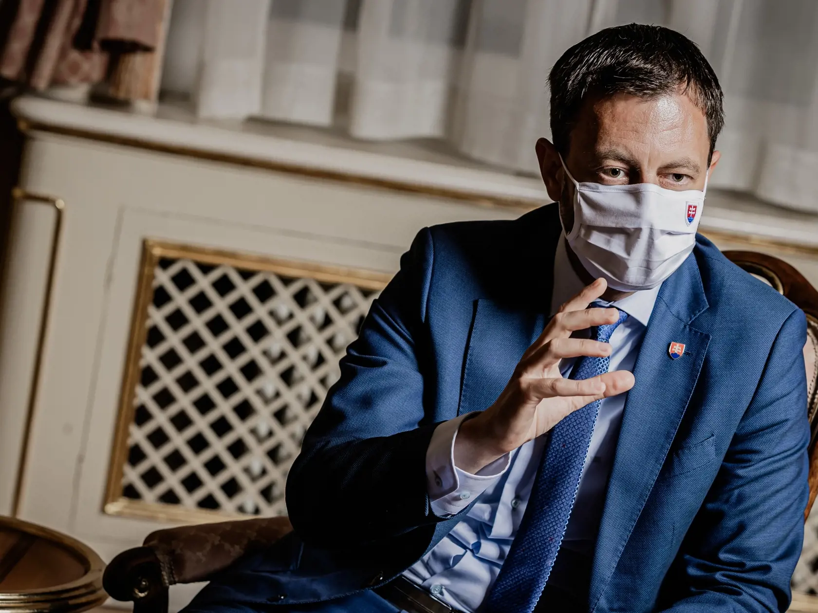 Na snímke Ing. Eduard Heger, slovenský politik a súčasný predseda vlády Slovenskej republiky.