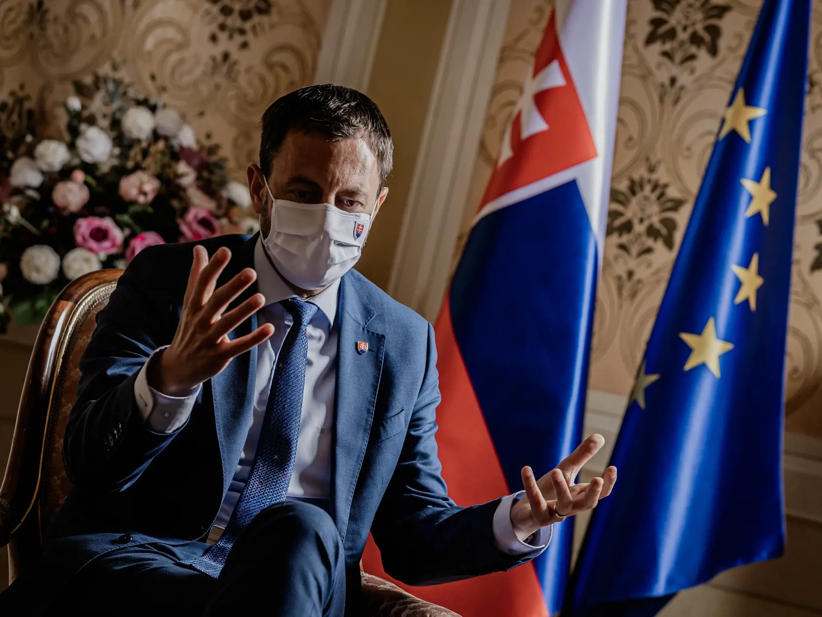 Na snímke Ing. Eduard Heger, slovenský politik a súčasný predseda vlády Slovenskej republiky.