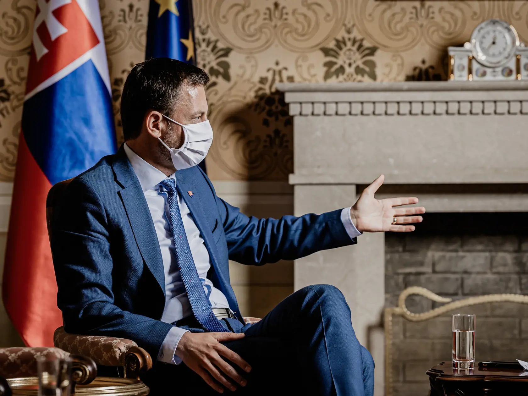 Na snímke Ing. Eduard Heger, slovenský politik a súčasný predseda vlády Slovenskej republiky.